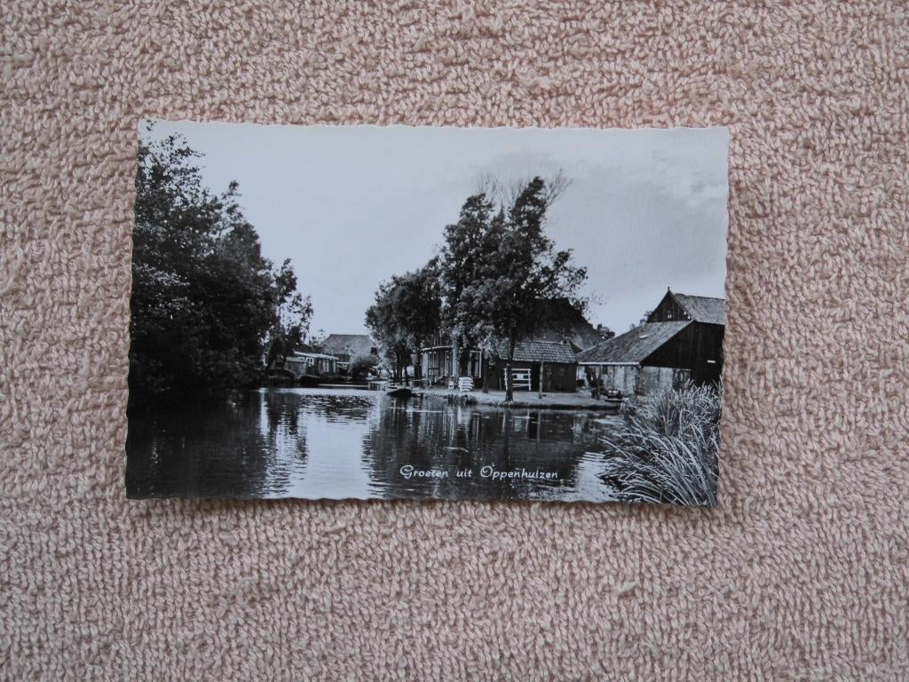Oppenhuizen, [ Top en Twel ] bij Sneek II, Verzamelen, Ansichtkaarten | Nederland, Ophalen of Verzenden, 1940 tot 1960, Ongelopen