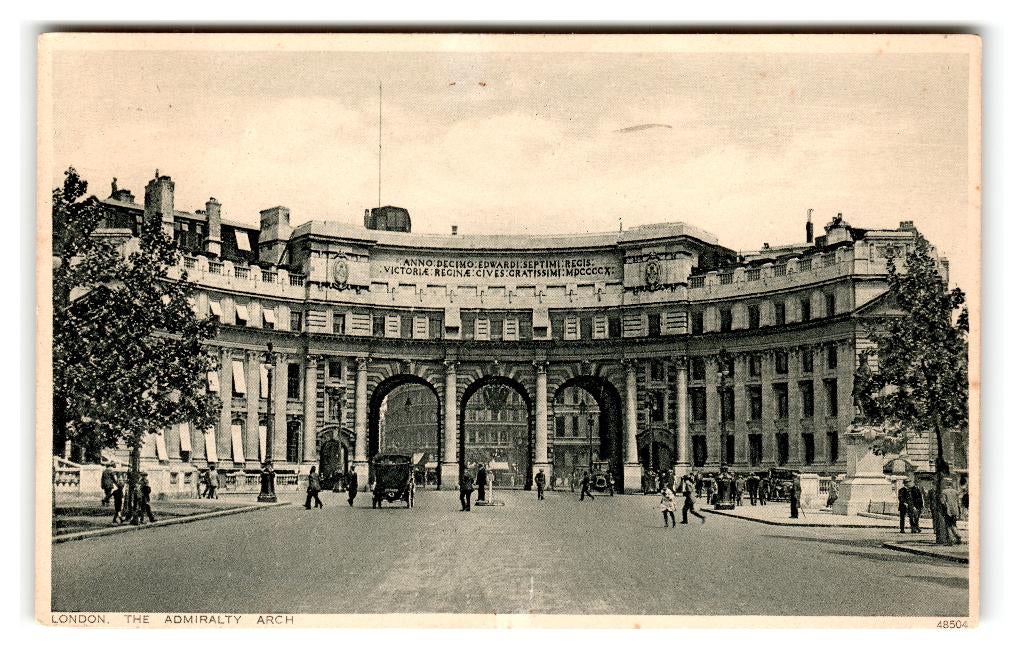 London, The Admiralty Arch, Verzenden, 1920 tot 1940, Gelopen, Engeland