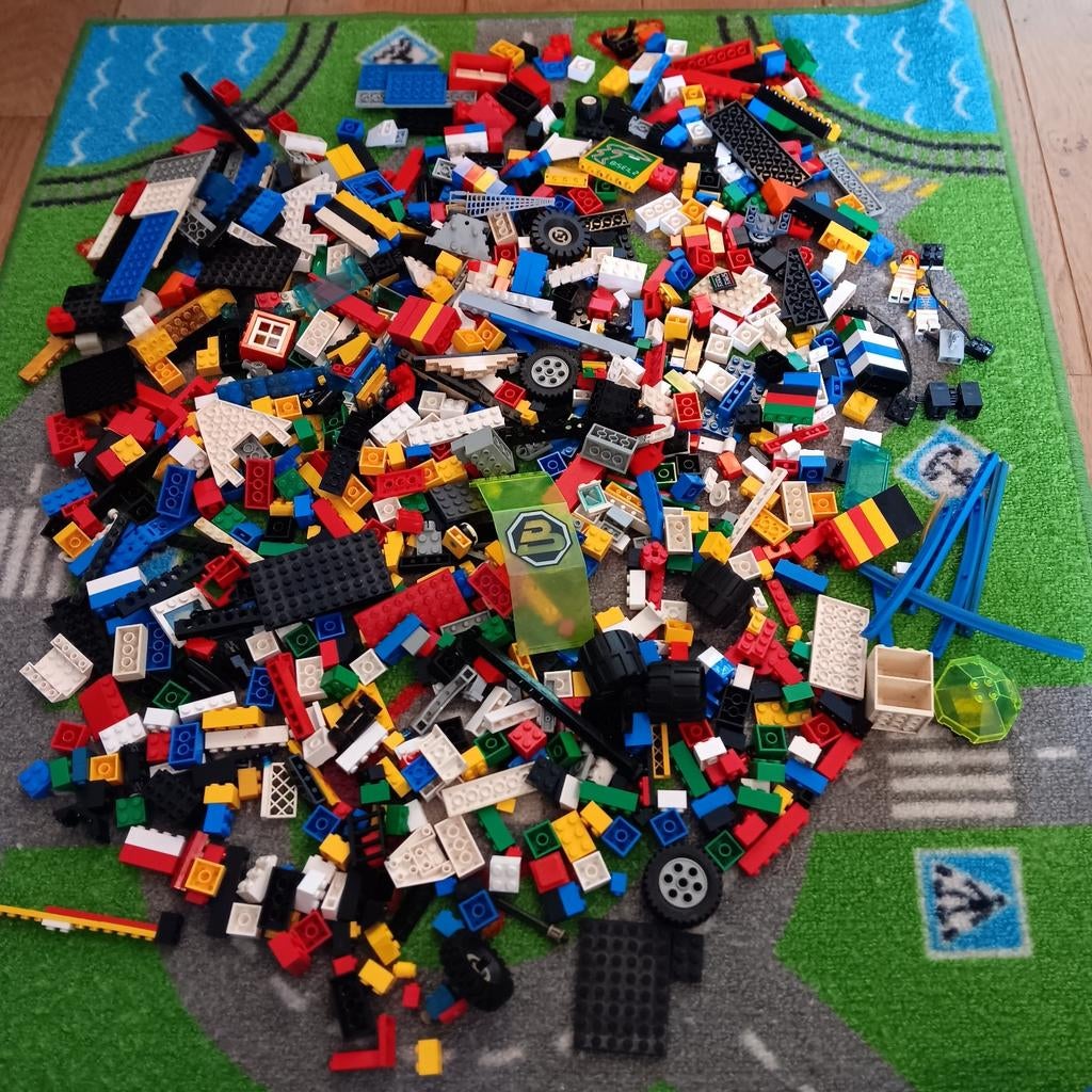 Grote partij oude LEGO bouwstenen en onderdelen, Gebruikt, Lego, Ophalen of Verzenden, Losse stenen