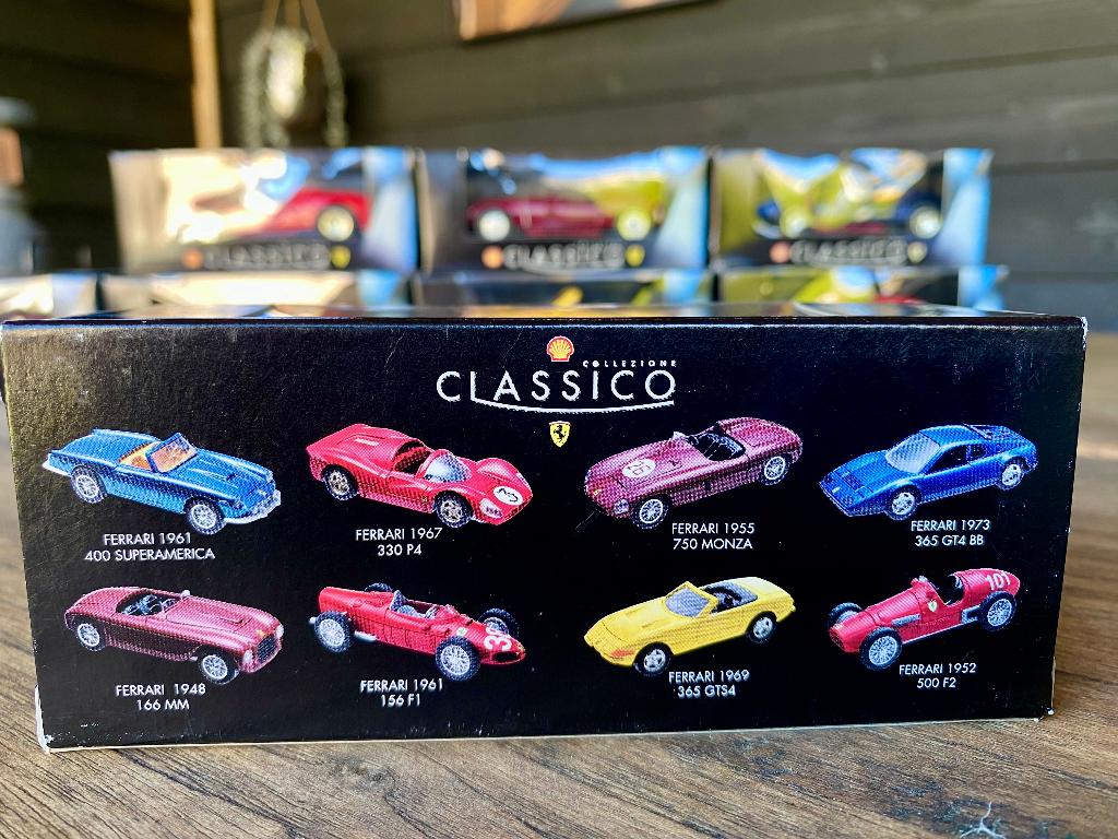 Shell Classico Ferrari collectie schaal 1:38, Hobby en Vrije tijd, Ophalen of Verzenden, Zo goed als nieuw, Auto