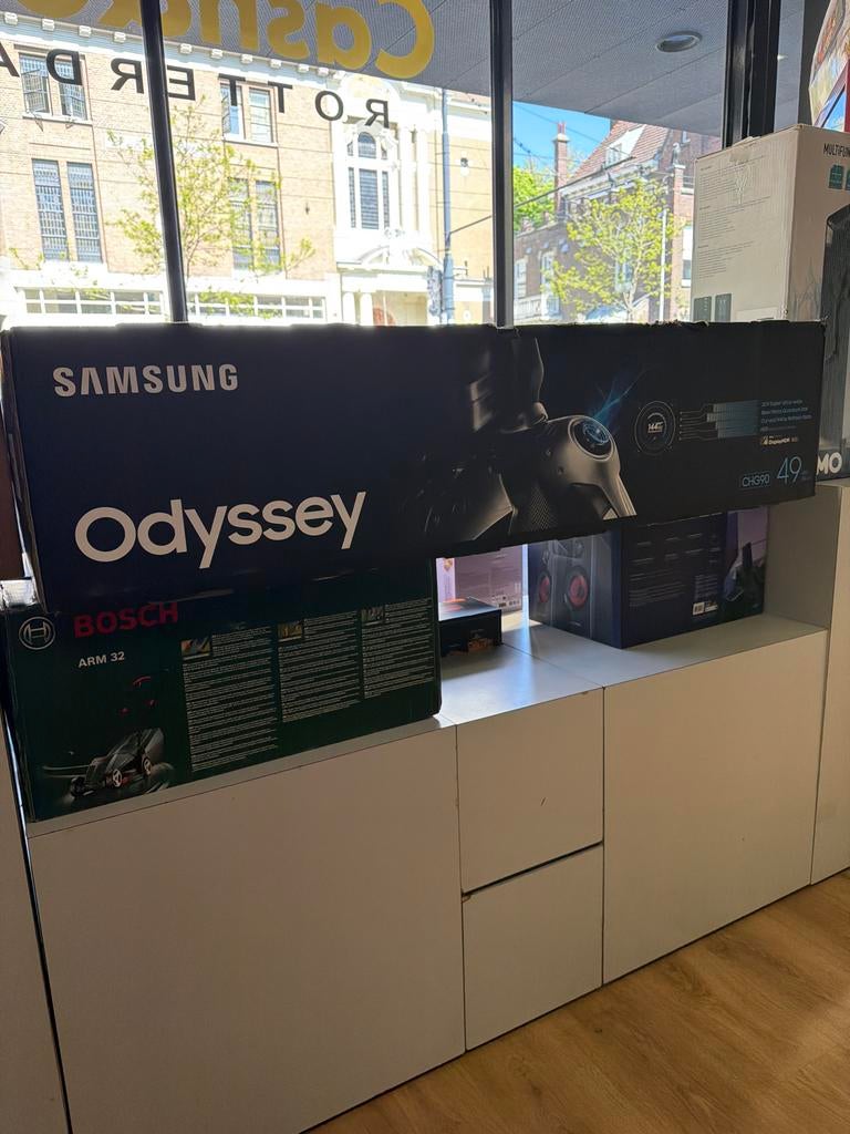 Samsung Odyssey CHG90 49 inch Curved Gaming Monitor, Computers en Software, Monitoren, Gaming, Samsung, 101 t/m 150 Hz, Curved