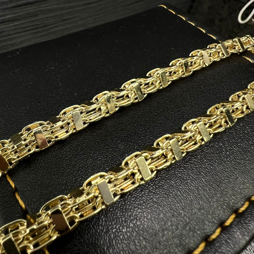 14k gouden magnum ketting, Sieraden, Tassen en Uiterlijk, Kettingen, Ophalen of Verzenden, Nieuw, Goud, Goud
