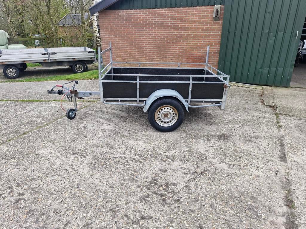 Powertrailer geremde aanhangwagen 750kg, Auto diversen, Aanhangers en Bagagewagens, Ophalen, Powertrailer, Gebruikt, -