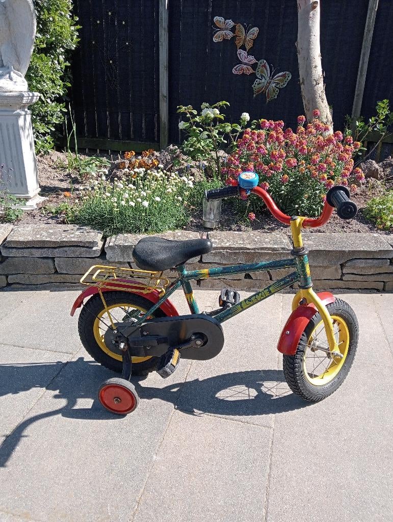 Kinderfiets, Fietsen en Brommers, Fietsen | Kinderfietsjes, Ophalen, Terugtraprem, Zijwieltjes, Gebruikt