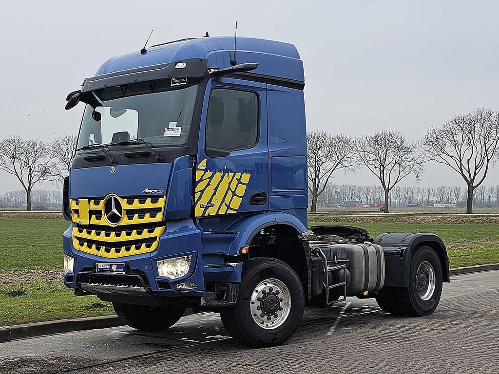 MERCEDES-BENZ AROCS 1843 4x4 allrad pto mp5, Auto's, Automaat, Euro 6, 428 pk, Blauw