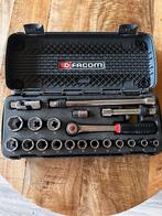 FACOM 15-delige doppenset met ratel en accessoires, Ophalen of Verzenden, Zo goed als nieuw