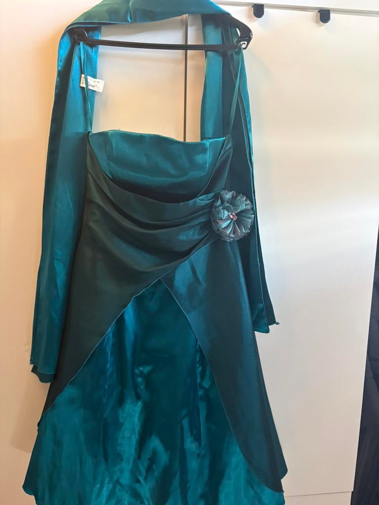 Gala jurk, Ophalen, Zo goed als nieuw, Zwart, Galajurk