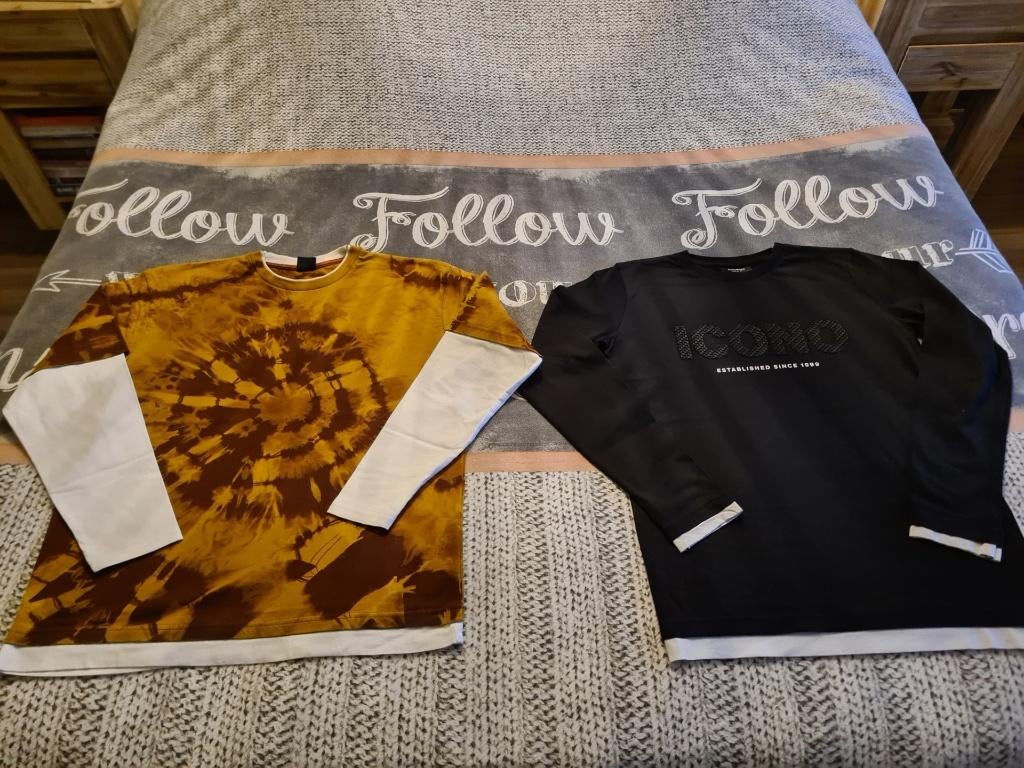 Longsleeve jongens - Maat XS, Ophalen of Verzenden, Zo goed als nieuw, Jongen, Shirt of Longsleeve