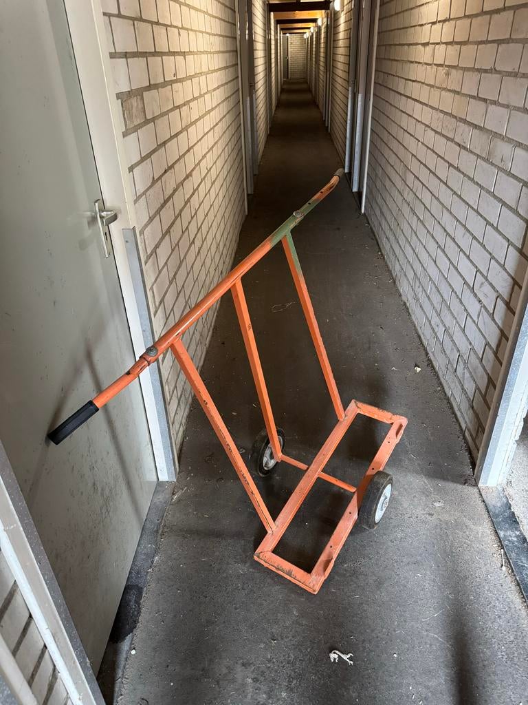 Platenkar voor hout of gipsplaten, Doe-het-zelf en Verbouw, Transportwagens, Ophalen of Verzenden, Gebruikt, Transportkar