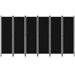 Zwart Kamerscherm 6 Panelen - 300x180 cm, Ophalen, Nieuw