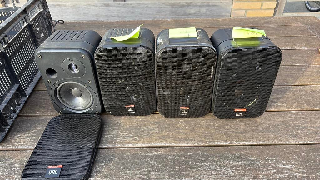 Jbl - control 1 (pro) defect 4 maal, Audio, Tv en Foto, Luidsprekers, Ophalen, JBL, Zo goed als nieuw, Minder dan 60 watt