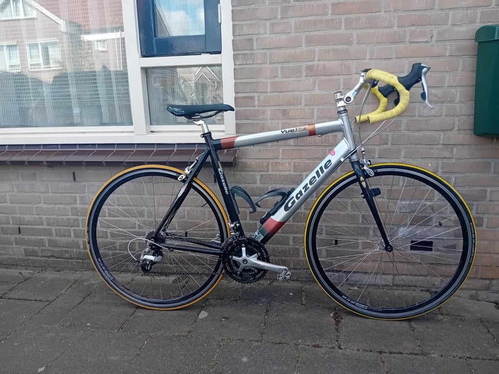 Gazelle racefiets - Zo goed als nieuw, Fietsen en Brommers, Fietsen | Racefietsen, Ophalen, 28 inch, Heren, Aluminium