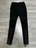 Nieuwe Runaway zwarte legging met vetersluiting, Legging, Zwart, Nieuw, Overige maten