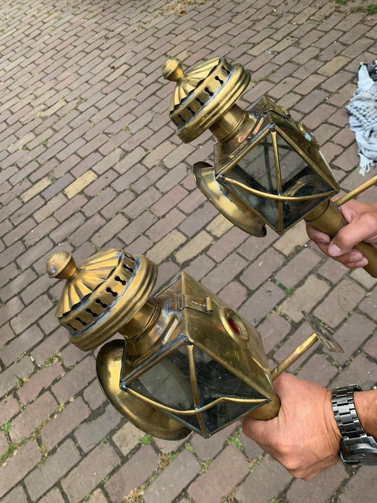 Koetsier lampen, Tuin en Terras, Buitenverlichting, Ophalen, Gebruikt, Minder dan 50 watt, Wandlamp