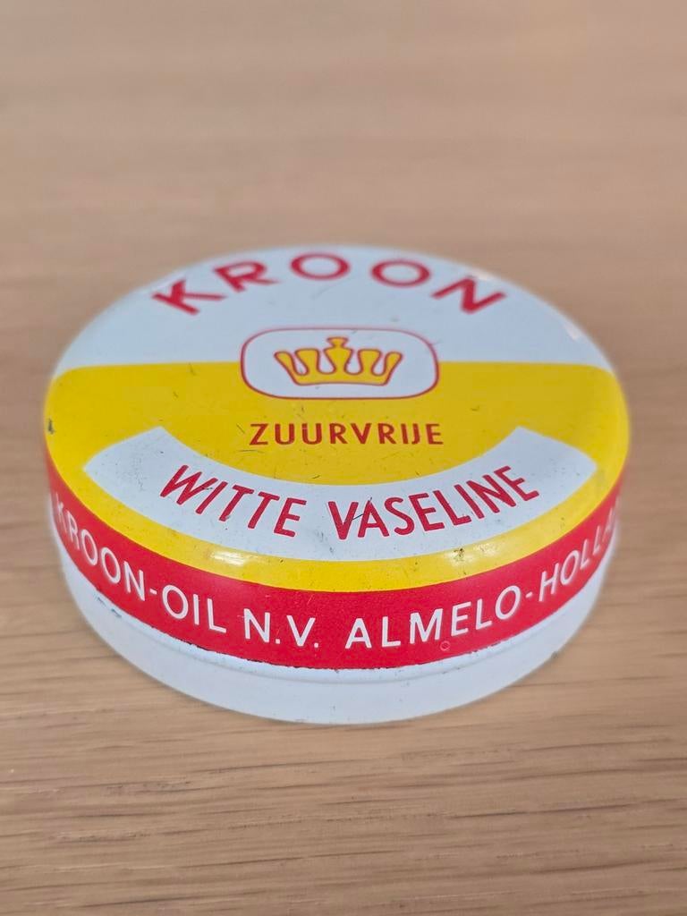 Zeldzaam antiek KROON OIL N.V. ALMELO HOLLAND BLIK Zuurvrij, Verzamelen, Ophalen of Verzenden, Gebruikt, Overige