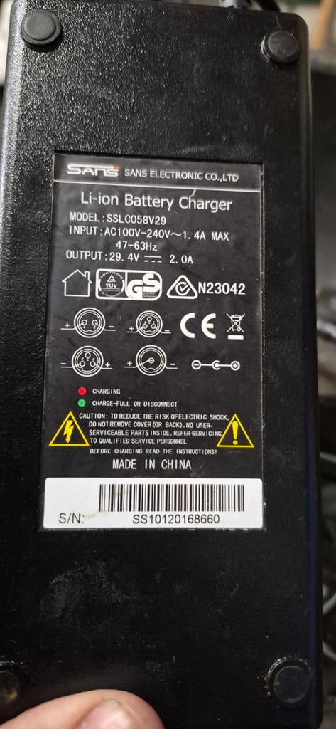 Sparta granny accu oplader, Ophalen, Gebruikt