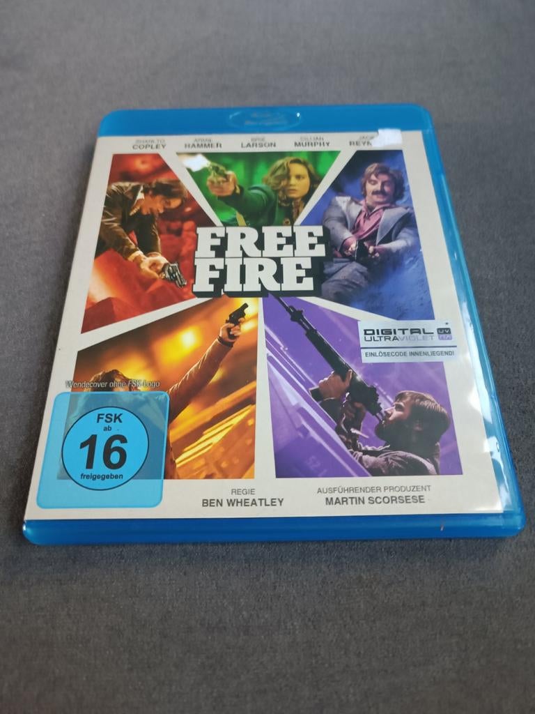 Free fire - bluray, Ophalen of Verzenden, Zo goed als nieuw, Actie