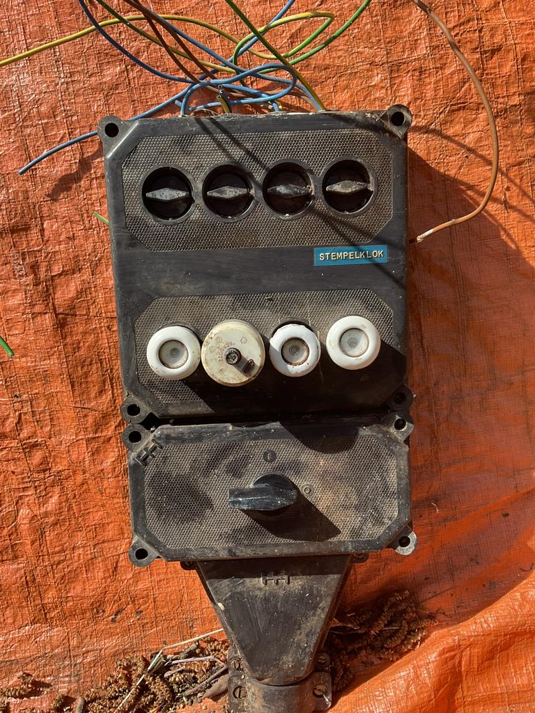 Stoppenkast, vintage, Ophalen of Verzenden, Gebruikt, Overige typen