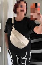 Crème Leren Crossover Buik/Heuptas - Nieuw & Super Zacht, Ophalen of Verzenden, Nieuw, Beige, Handtas