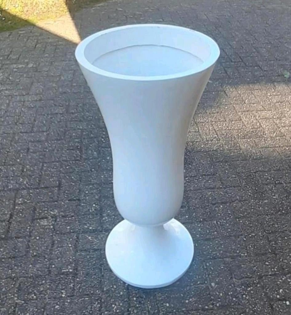 Grote hoge bloempot / design plantenbak, Tuin en Terras, Bloempotten, Ophalen, Kunststof, Gebruikt, 40 cm of meer