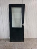 Achterdeur buitendeur tuindeur merbau hardhouten, Ophalen, Gebruikt, Buitendeur, 200 tot 215 cm