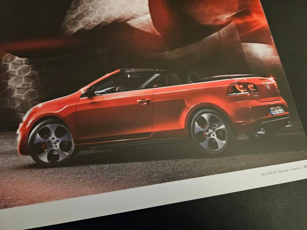 Brochure Volkswagen Golf GTi Cabriolet 2015, Boeken, Ophalen of Verzenden, Zo goed als nieuw, Volkswagen