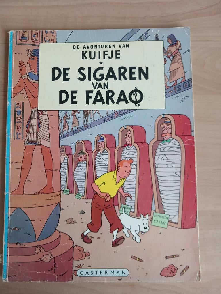 De Avonturen van Kuifje: De Sigaren van de Farao, Boeken, Stripboeken, Gelezen, Eén stripboek, Ophalen of Verzenden, Casterman