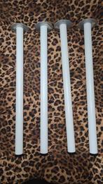 4x tafel of bureau poten wit., Ophalen, Zo goed als nieuw