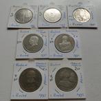 Rusland 7 verschillende 1 roebel 1992-1993 Proof, Ophalen of Verzenden, Rusland