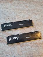 Kingston Fury Beast DDR5 - 64GB, Computers en Software, RAM geheugen, Ophalen, 6000 MHz, Zo goed als nieuw, Desktop