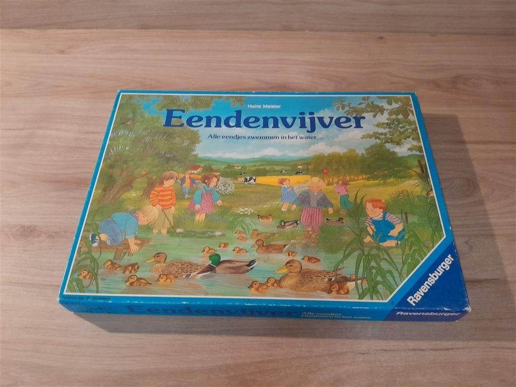 Eendenvijver - alle eendjes zwemmen in het water - s5842, Hobby en Vrije tijd, Gezelschapsspellen | Bordspellen, Verzenden, Zo goed als nieuw