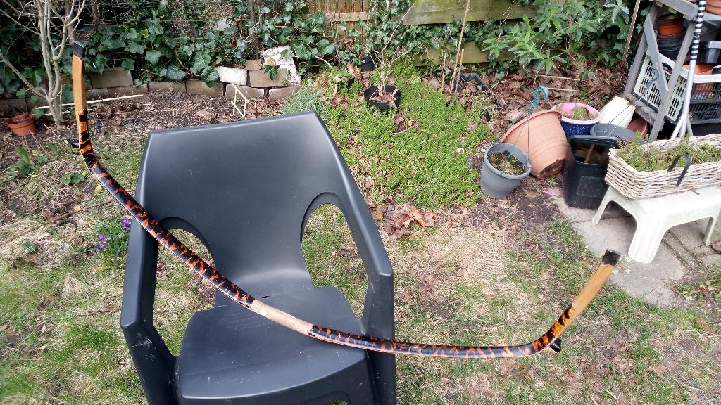 Qing / Manchu Horn & Sinew bow / Traditionele Hoorn boog, Ophalen, Gebruikt, Recurveboog