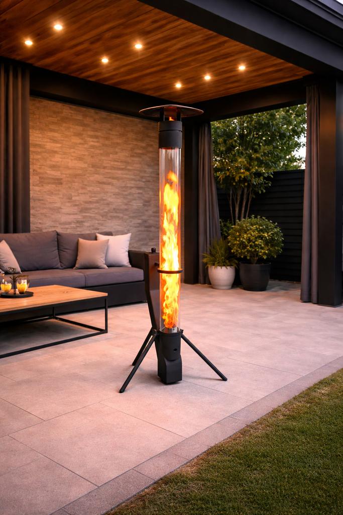 Nieuwe Pellet Kachel / Terrasverwarmer €175 drie modellen, Ophalen of Verzenden, Nieuw, Vloer