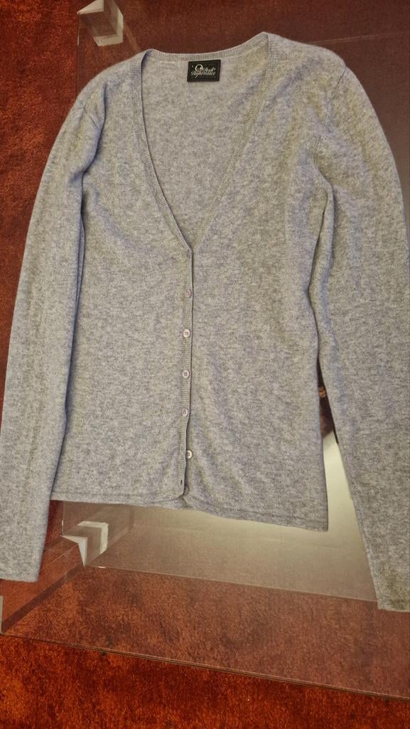 Peak Performance 100% cashmere trui 38/40, Ophalen of Verzenden, Zo goed als nieuw, Maat 38/40 (M), Grijs