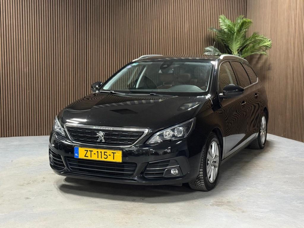 Peugeot 308 SW 1.2 PureT.Blue L. Ex (bj 2019), Auto's, Peugeot, Gebruikt, Euro 6, 1199 cc, Zwart