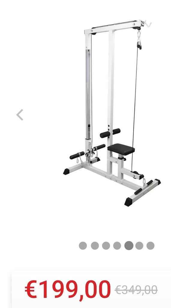 Late pully weinig gebruikt, Sport en Fitness, Fitnessmaterialen, Ophalen, Gebruikt, Overige typen