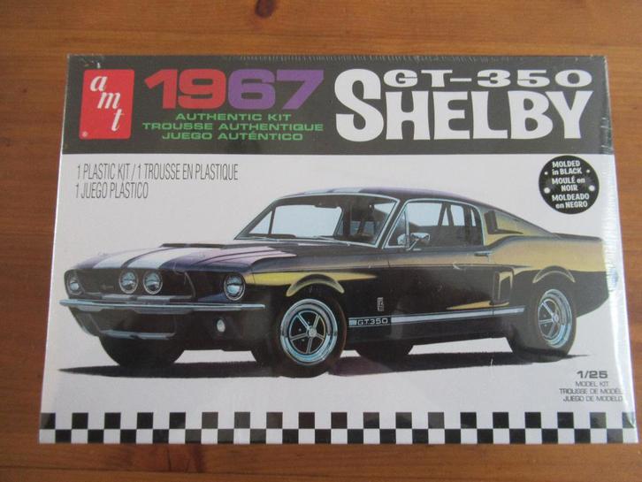 1967 Shelby GT-350 (AMT 1/25), Hobby en Vrije tijd, Modelbouw | Auto's en Voertuigen, Nieuw, Auto, Groter dan 1:32, Overige merken