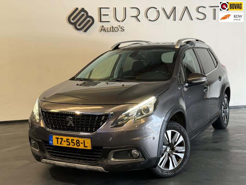 Peugeot 2008 1.2 PureTech GT-line Navi Panoramadak Cruise Tr, Auto's, Peugeot, Voorwielaandrijving, Stof, Euro 6, Bedrijf