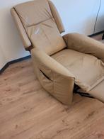 Luxe electrische leren sta op stoel, Ophalen, Zo goed als nieuw, 75 tot 100 cm, 50 tot 75 cm