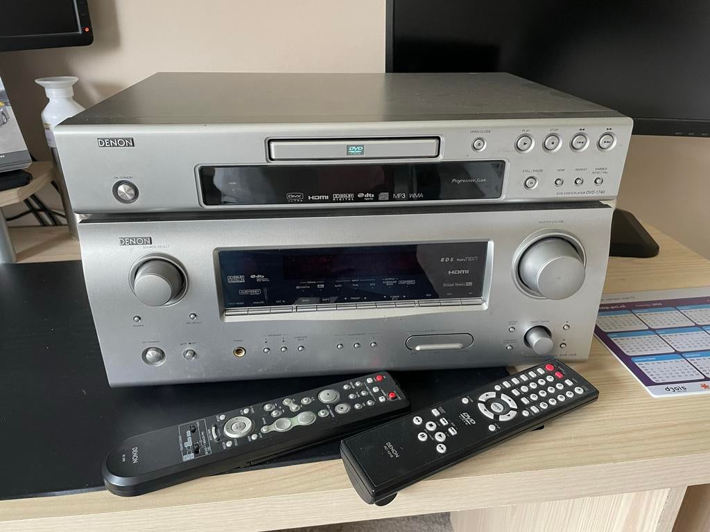 Denon AV Receiver AVR-1508 & DVD/CD Speler DVD-1740, Ophalen, Gebruikt, Denon, 60 tot 120 watt