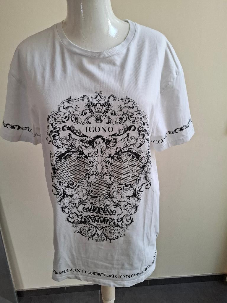 T-SHIRT, ICONO, MAAT M, Kleding | Heren, Ophalen of Verzenden, Gedragen