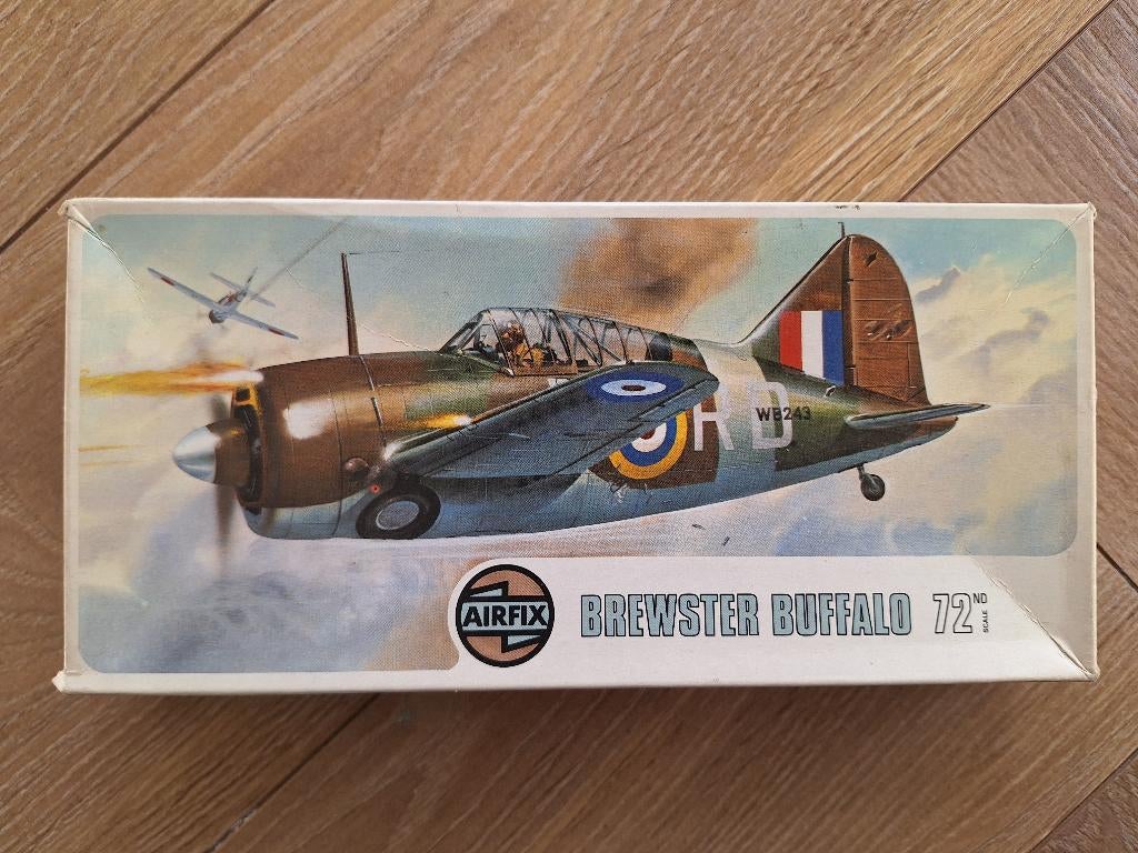 1:72 1/72 Airfix Brewster Buffalo, Overige merken, 1:72 tot 1:144, Ophalen of Verzenden, Zo goed als nieuw