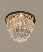 Novaresi Venini stijl plafondlamp hanglamp Murano pegels, Ophalen, Zo goed als nieuw, Glas, Hollywood Regency, Murano, Eichholtz