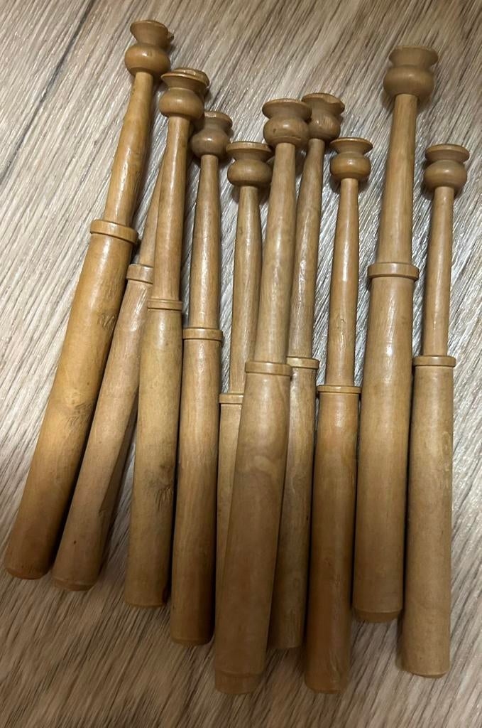 Houten kantklos klosjes, Ophalen of Verzenden, Zo goed als nieuw, Klos(sen)