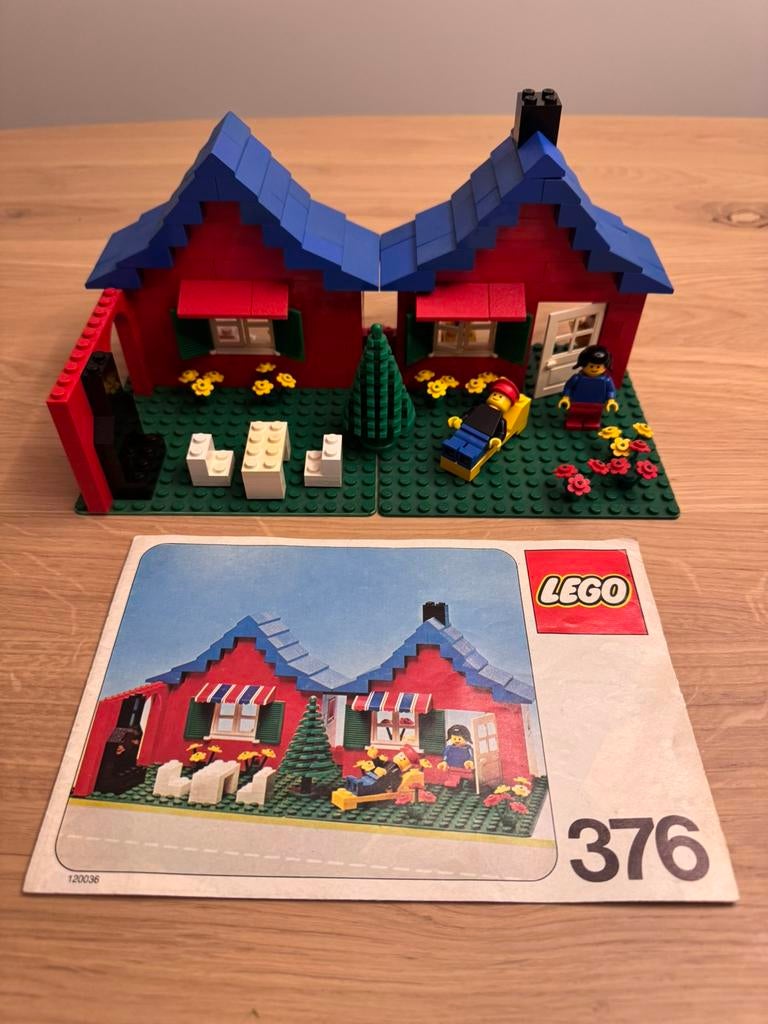 LEGO set 376 Town House with Garden, Lego, Ophalen of Verzenden, Zo goed als nieuw, LEGOLAND