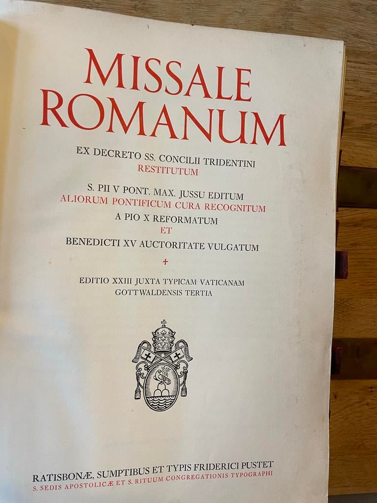 Missale Romanum uit 1920, Ophalen of Verzenden, Gelezen, Christendom | Katholiek