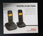 AEG Voxtel D100 Twin Dect vaste telefoon, Ophalen of Verzenden, 1 handset