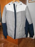 Mooi gewatteerd jack mt L (Crivit) grijs/wit/donkerblauw nw, Kleding | Dames, Overige kleuren, Maat 42/44 (L), Nieuw, Ophalen of Verzenden