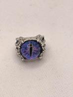 Leuke drakenoog ring - nieuw, Nieuw, Ophalen of Verzenden, Dame, Zilver