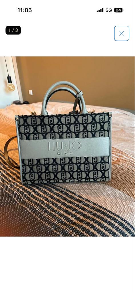 Liu Jo tas beige zwart, Ophalen, Zo goed als nieuw, Beige, Handtas